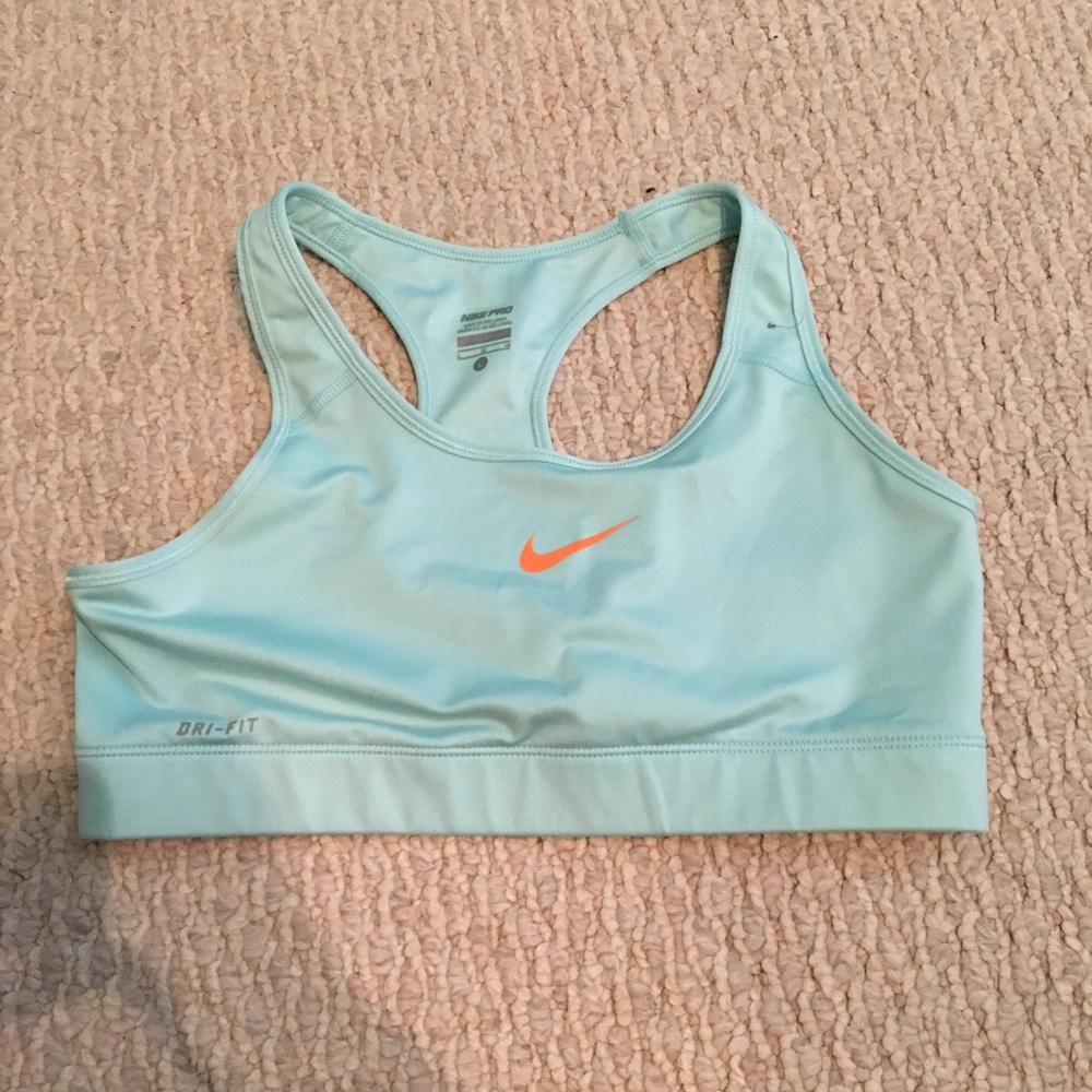 Nike teal sports bra